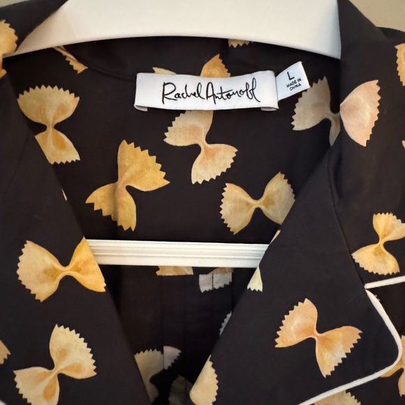 TOP ONLY—Rachel Antonoff Susie Pasta Print Pajama Set - Picture 2 of 3